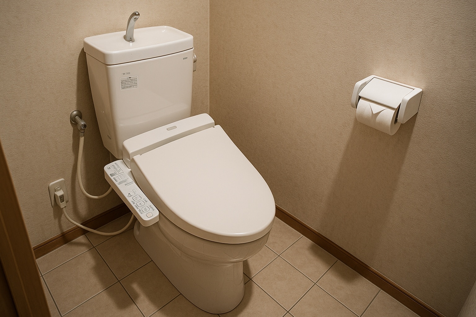 Des toilettes japonaises sophistiquées